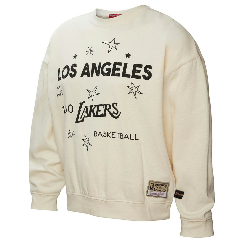 Mitchell & Ness Los Angeles Lakers Women's Hardwood Classics Pullover Sweatshirt Gold