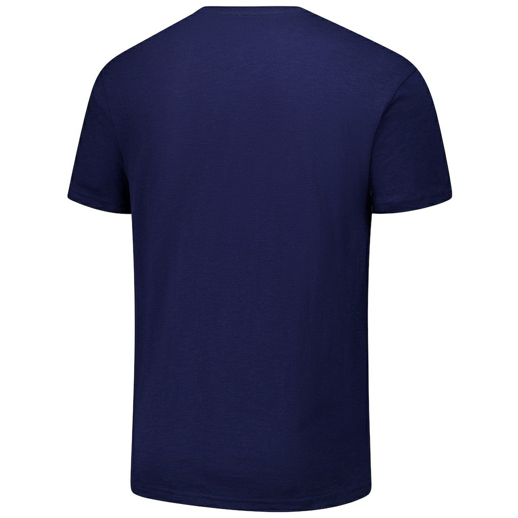 Mitchell & Ness Dallas Mavericks Hardwood Classics Felt Applique Slub T-Shirt Navy