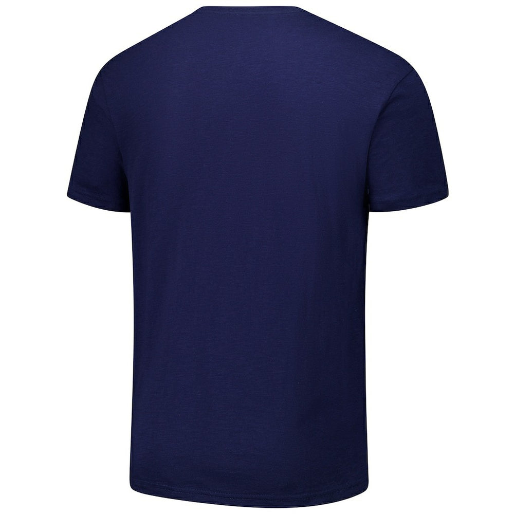 Mitchell & Ness Dallas Mavericks Hardwood Classics Felt Applique Slub T-Shirt Navy
