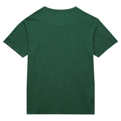 Mitchell & Ness Milwaukee Bucks Hardwood Classics Felt Applique Slub T-Shirt Green