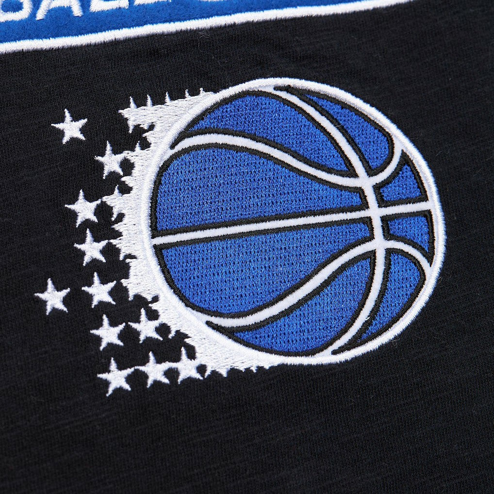 Mitchell & Ness Orlando Magic Hardwood Classics Felt Applique Slub T-Shirt Black