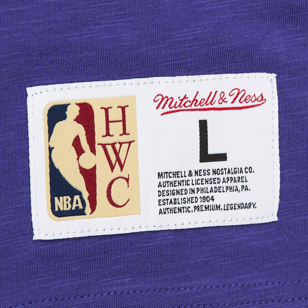 Mitchell & Ness Phoenix Suns Hardwood Classics Felt Applique Slub T-Shirt Purple