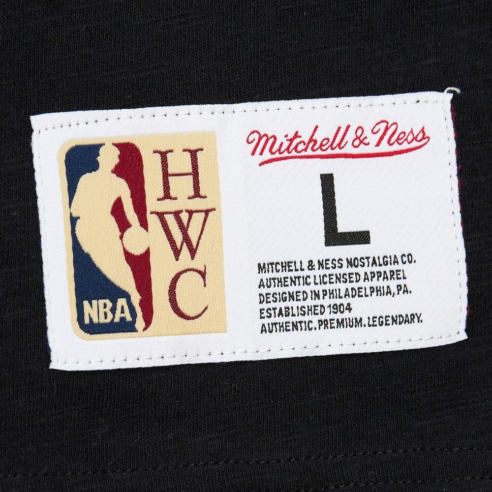 Mitchell & Ness Boston Celtics Hardwood Classics Felt Applique Slub T-Shirt Black