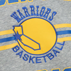 Mitchell & Ness Golden State Warriors Hardwood Classics All Over 4.0 Pullover Sweatshirt Heather Gray