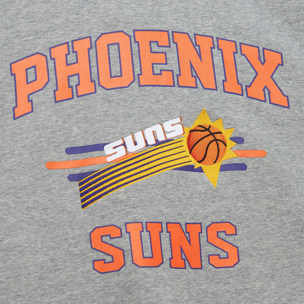 Mitchell & Ness Phoenix Suns Hardwood Classics All Over 4.0 Pullover Sweatshirt Heather Gray