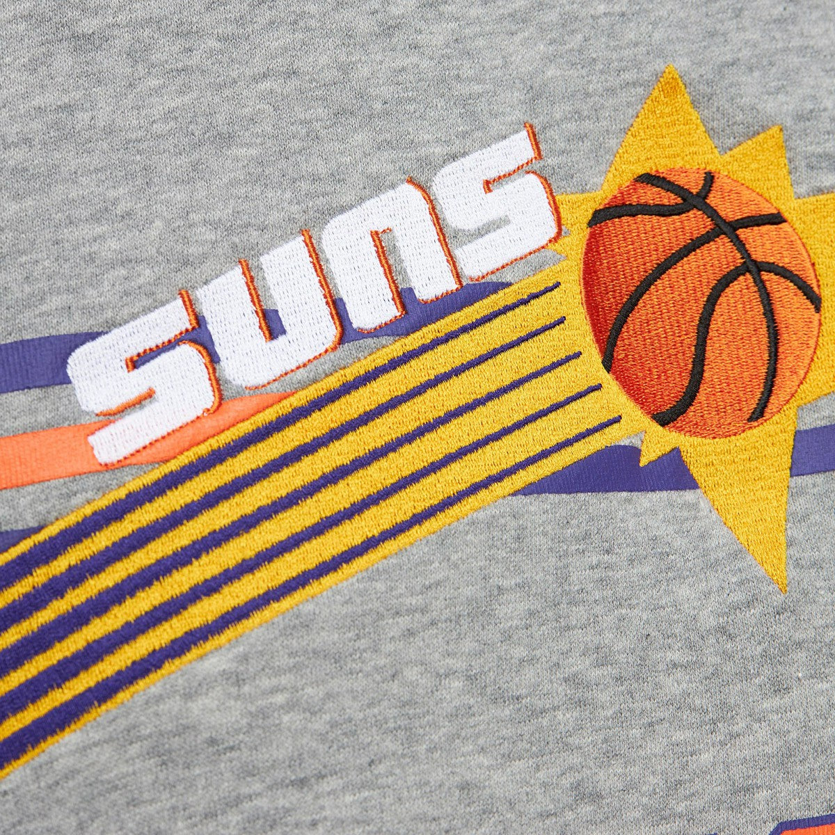 Mitchell & Ness Phoenix Suns Hardwood Classics All Over 4.0 Pullover Sweatshirt Heather Gray