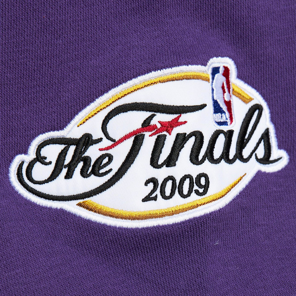 Mitchell & Ness Los Angeles Lakers Hardwood Classics All Over 4.0 Pullover Sweatshirt Heather Gray