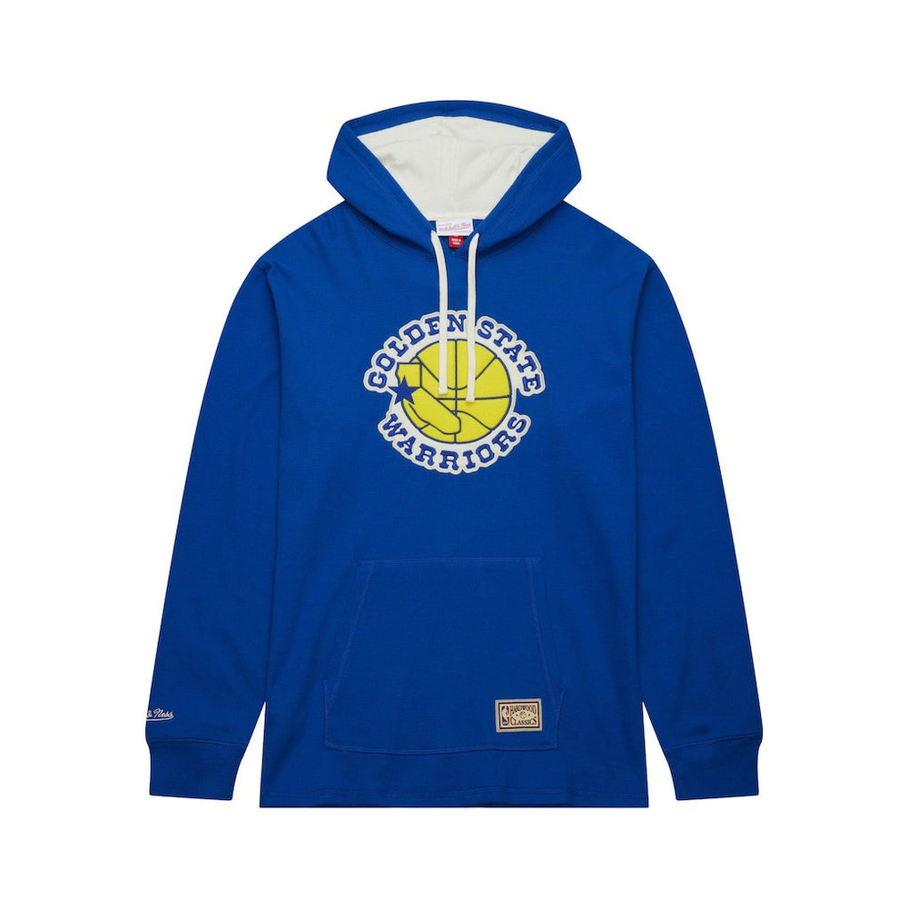 Mitchell & Ness Golden State Warriors Hardwood Classics Lightweight Thermal Pullover Hoodie Royal