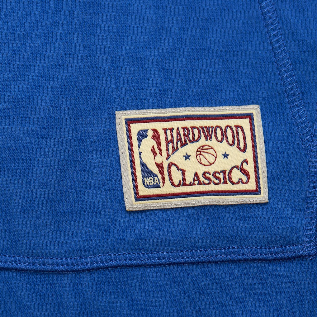 Mitchell & Ness Golden State Warriors Hardwood Classics Lightweight Thermal Pullover Hoodie Royal
