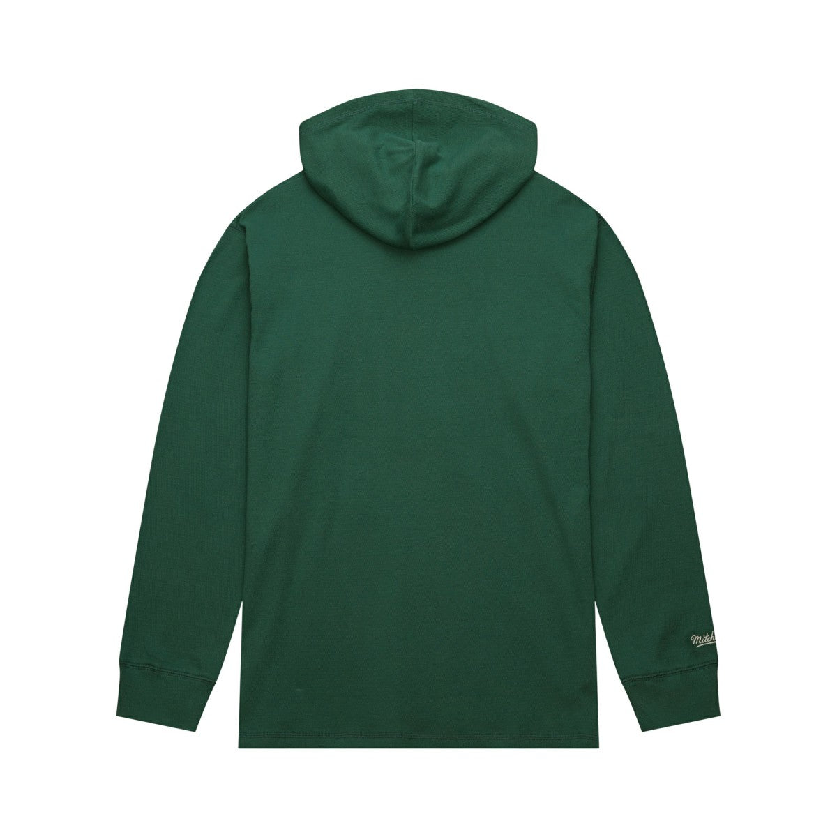 Mitchell & Ness Milwaukee Bucks Hardwood Classics Lightweight Thermal Pullover Hoodie Green