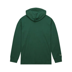 Mitchell & Ness Milwaukee Bucks Hardwood Classics Lightweight Thermal Pullover Hoodie Green