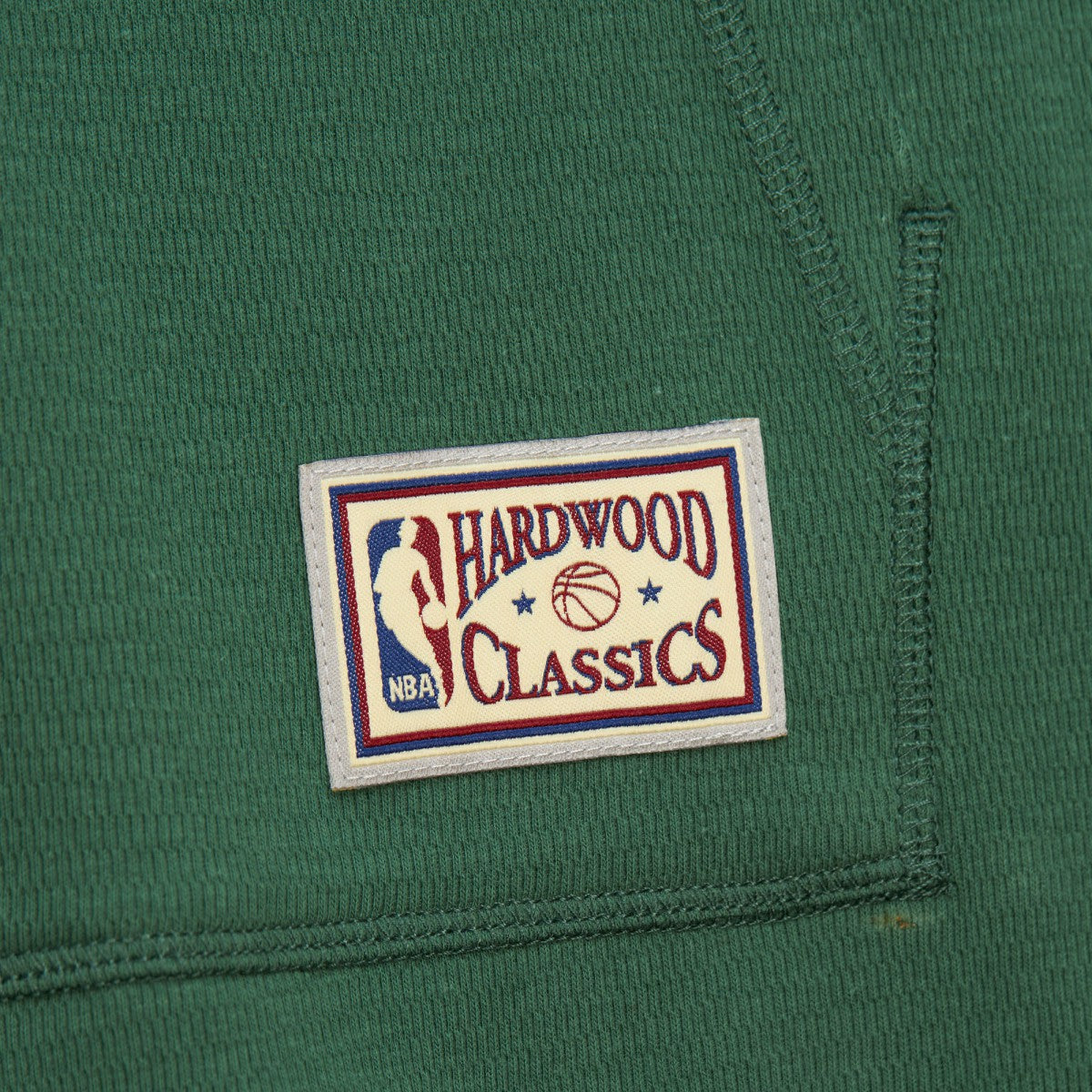 Mitchell & Ness Milwaukee Bucks Hardwood Classics Lightweight Thermal Pullover Hoodie Green