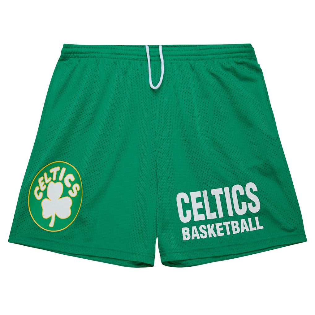 Mitchell & Ness Boston Celtics Hardwood Classics Gameday Mesh Shorts Kelly Green
