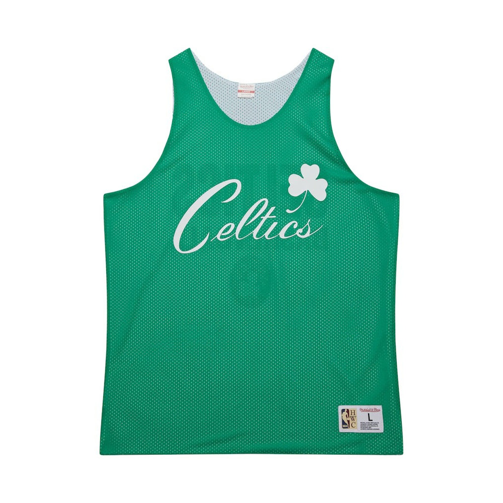 Mitchell & Ness Boston Celtics Hardwood Classics Reversible Mesh Practice Jersey Kelly Green/White