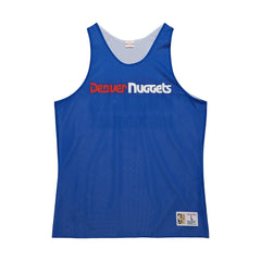 Mitchell & Ness Denver Nuggets Hardwood Classics Reversible Mesh Practice Jersey Royal/White