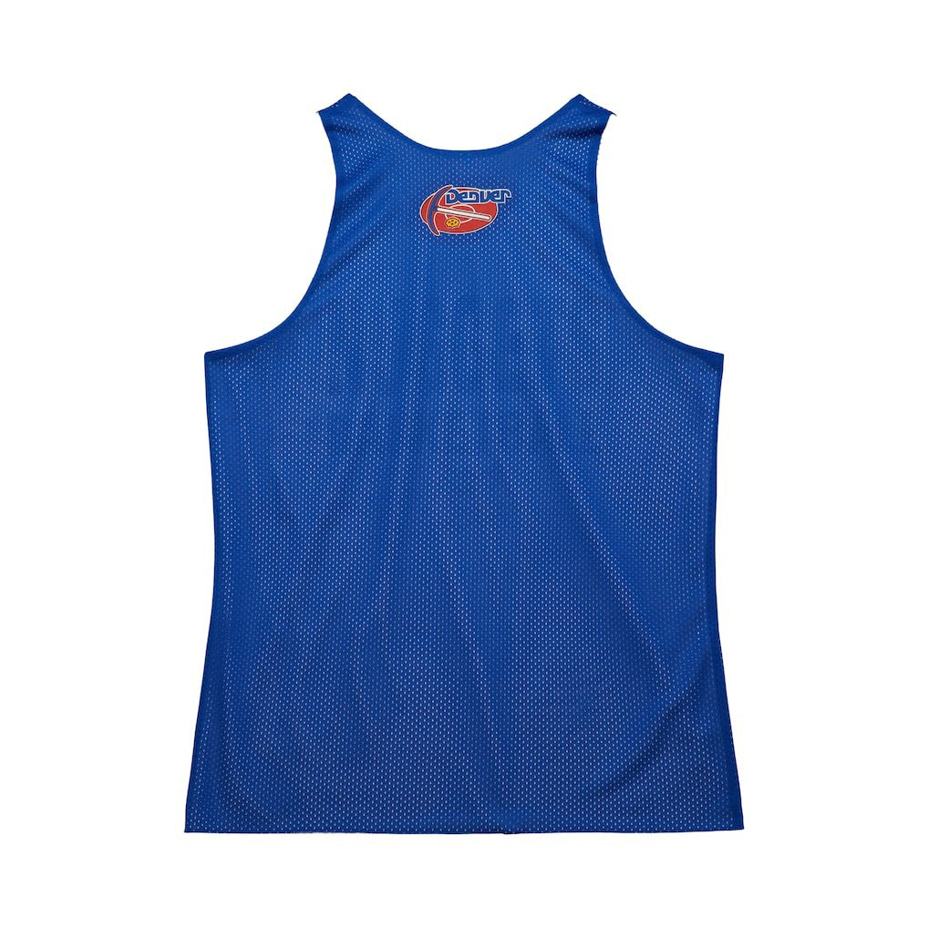 Mitchell & Ness Denver Nuggets Hardwood Classics Reversible Mesh Practice Jersey Royal/White