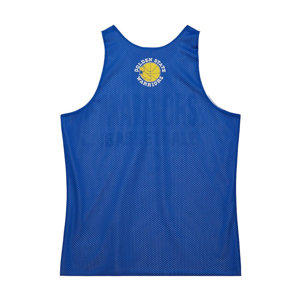 Mitchell & Ness Golden State Warriors Hardwood Classics Reversible Mesh Practice Jersey Royal/White