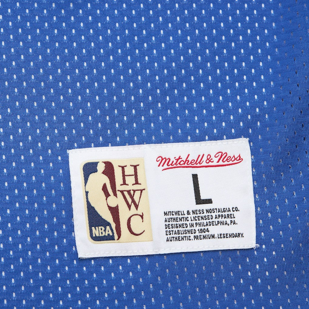 Mitchell & Ness Golden State Warriors Hardwood Classics Reversible Mesh Practice Jersey Royal/White