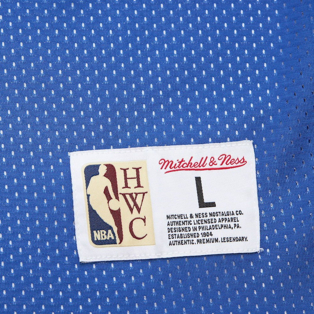 Mitchell & Ness Golden State Warriors Hardwood Classics Reversible Mesh Practice Jersey Royal/White
