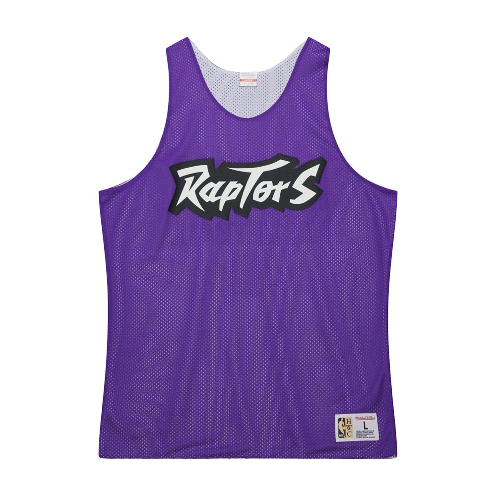 Mitchell & Ness Toronto Raptors Hardwood Classics Reversible Mesh Practice Jersey Purple/White