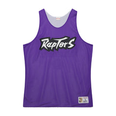 Mitchell & Ness Toronto Raptors Hardwood Classics Reversible Mesh Practice Jersey Purple/White