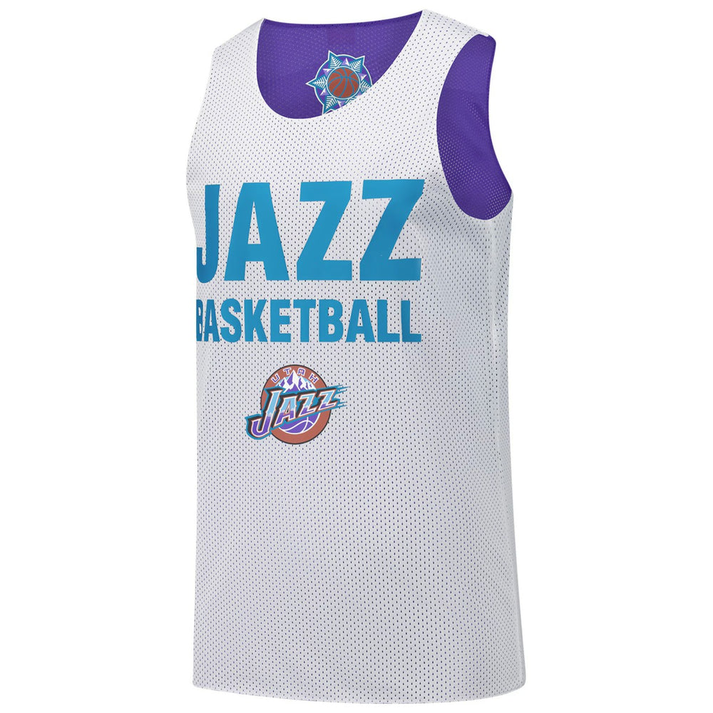 Mitchell & Ness Utah Jazz Hardwood Classics Reversible Mesh Practice Jersey Purple