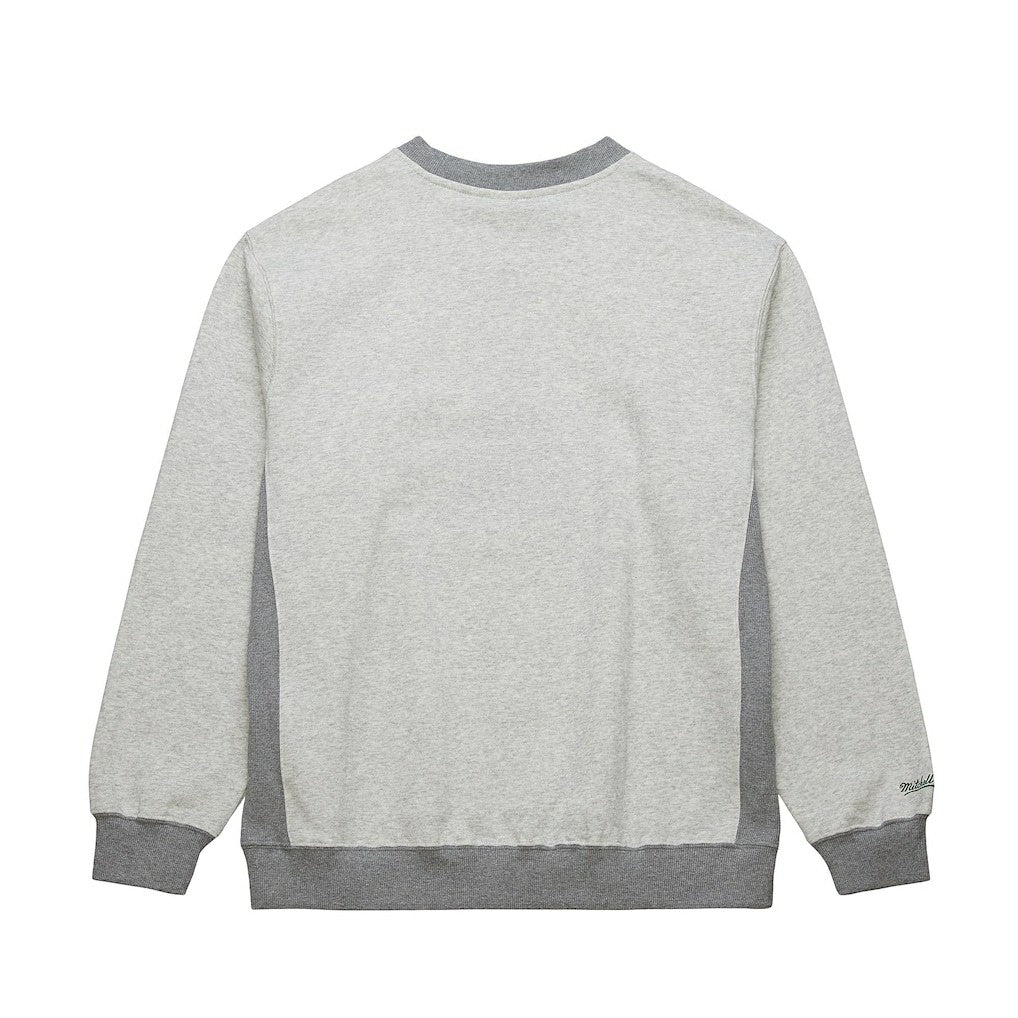 Mitchell & Ness Boston Celtics Vintage Logo Pullover Sweatshirt Heather Gray