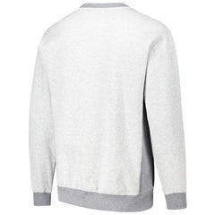 Mitchell & Ness Milwaukee Bucks Vintage Logo Pullover Sweatshirt Heather Gray