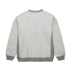 Mitchell & Ness Golden State Warriors Vintage Logo Pullover Sweatshirt Heather Gray