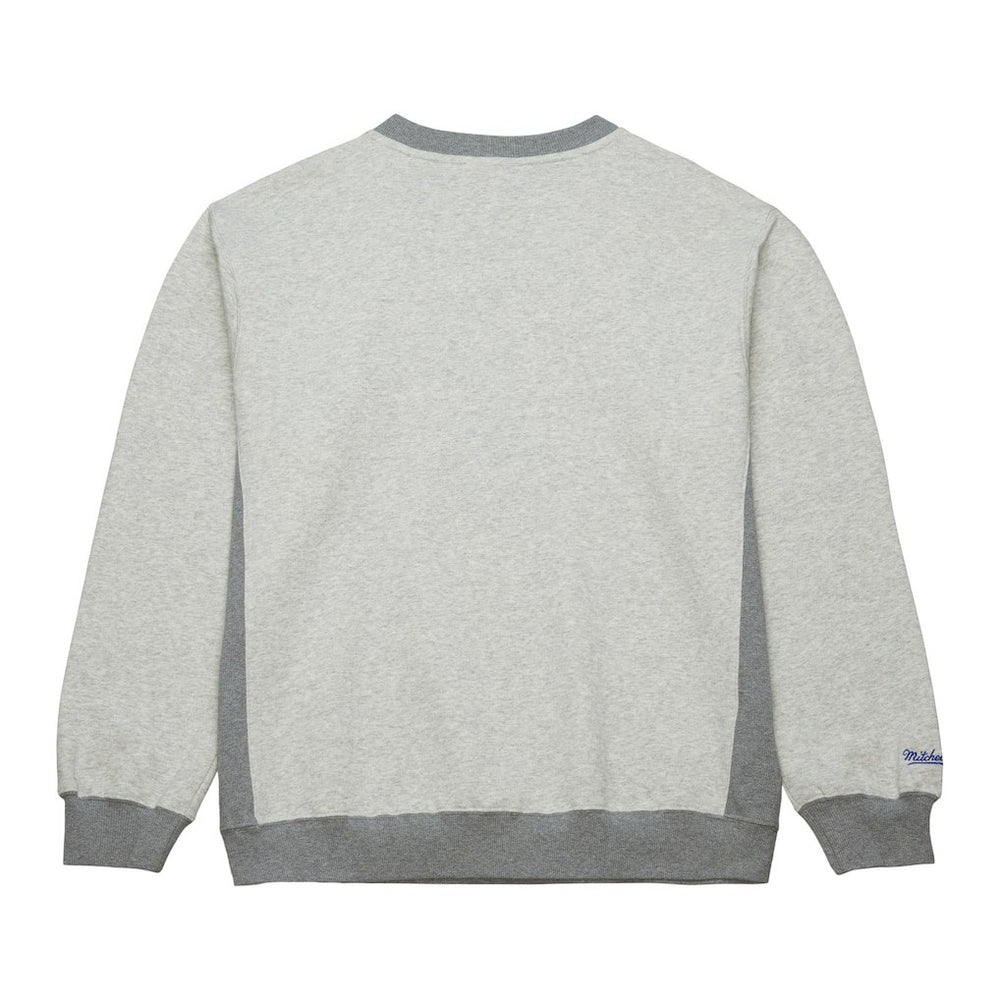 Mitchell & Ness Denver Nuggets Vintage Logo Pullover Sweatshirt Heather Gray