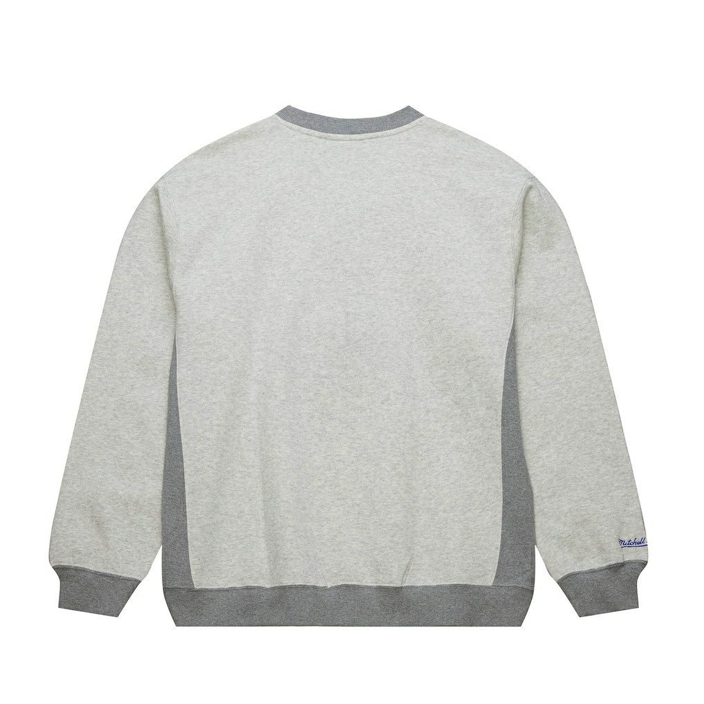 Mitchell & Ness Philadelphia 76ers Vintage Logo Pullover Sweatshirt Heather Gray