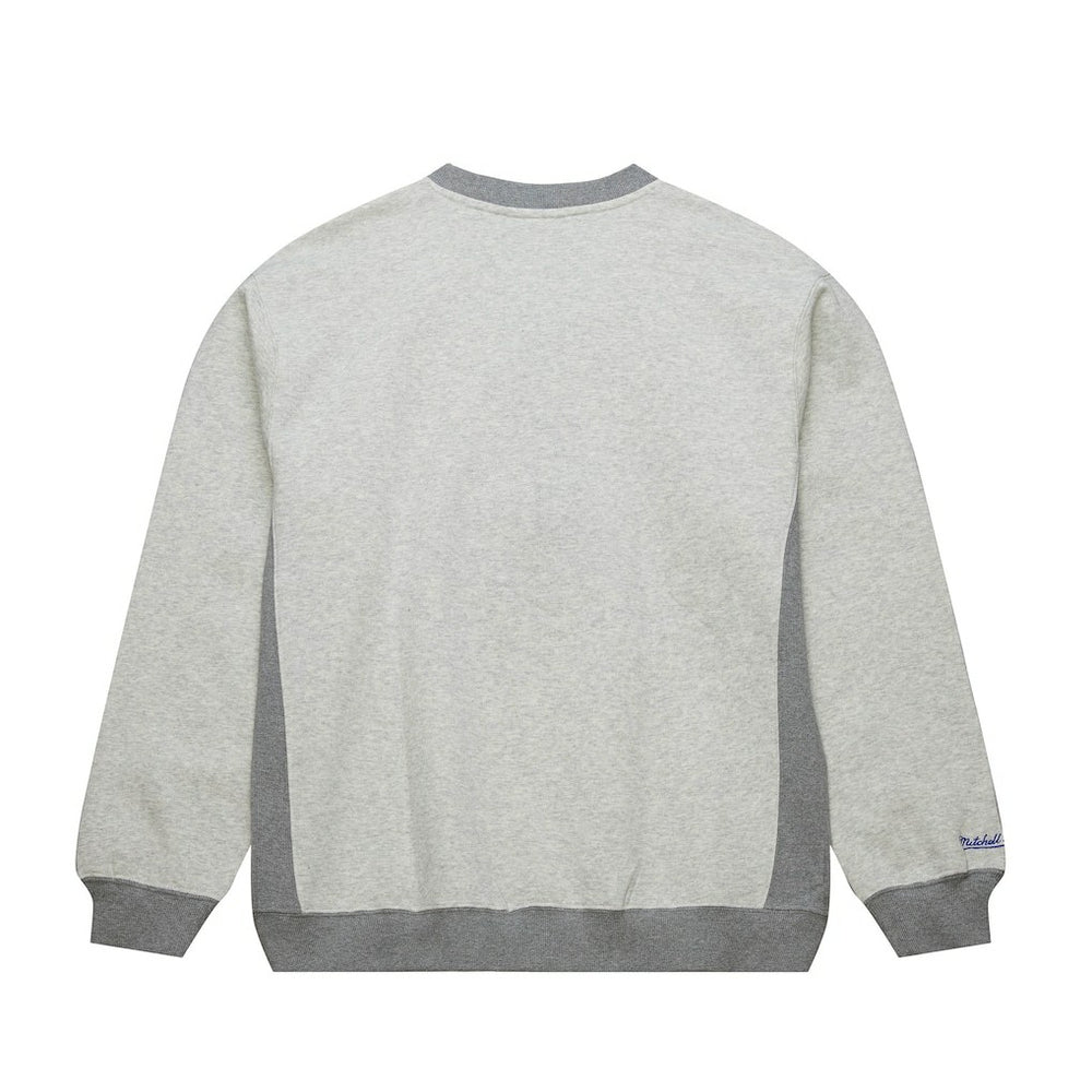 Mitchell & Ness Philadelphia 76ers Vintage Logo Pullover Sweatshirt Heather Gray