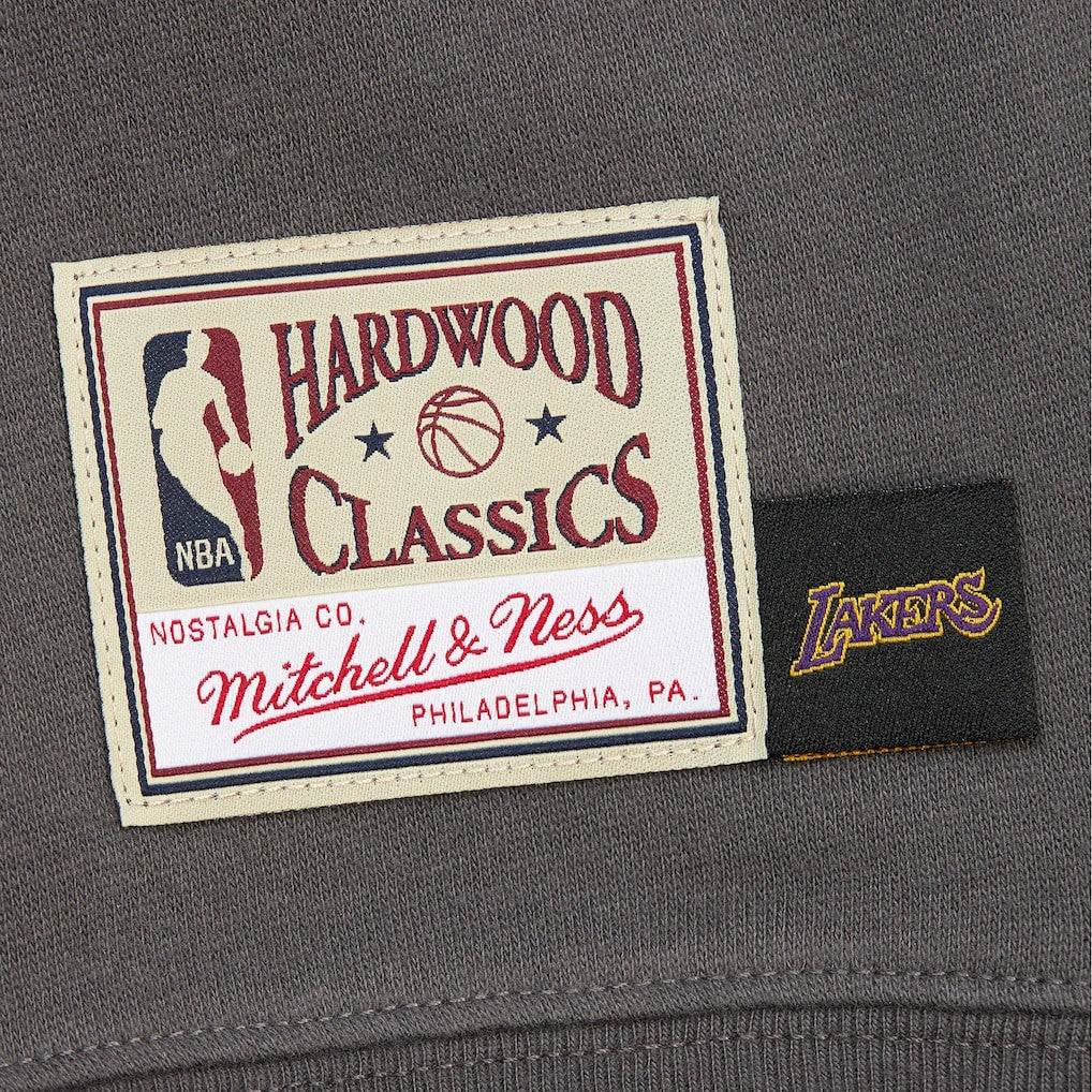 Mitchell & Ness Los Angeles Lakers Women's Hardwood Classics Lightweight Pullover Sweatshirt Charcoal
