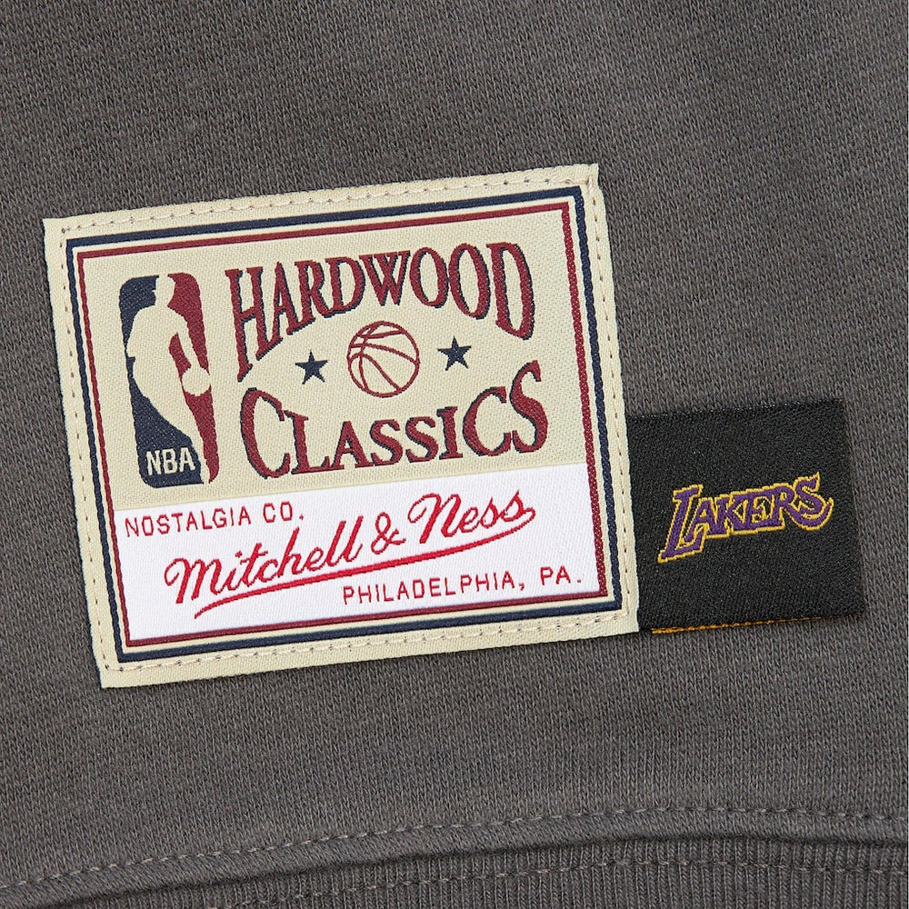 Mitchell & Ness Los Angeles Lakers Women's Hardwood Classics Lightweight Pullover Sweatshirt Charcoal