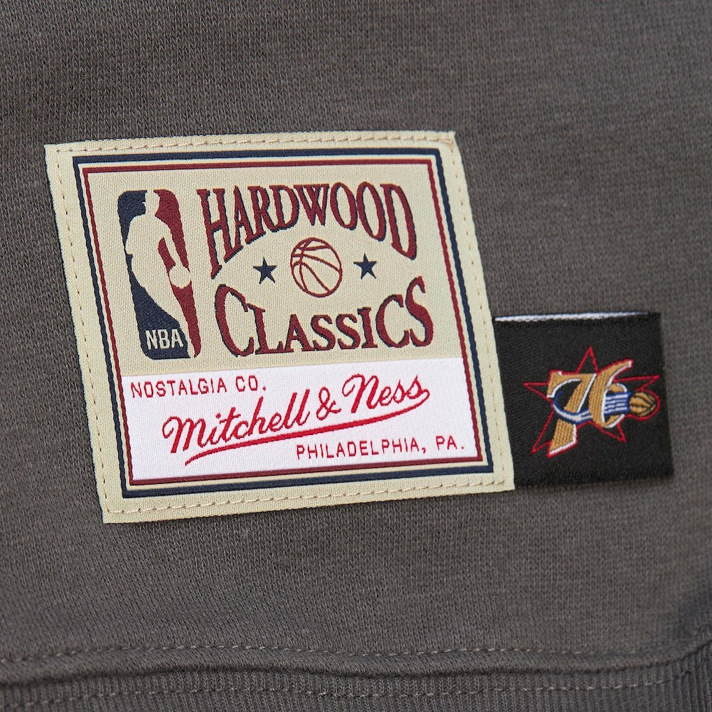 Mitchell & Ness Philadelphia 76ers Women's Hardwood Classics Lightweight Pullover Sweatshirt Charcoal