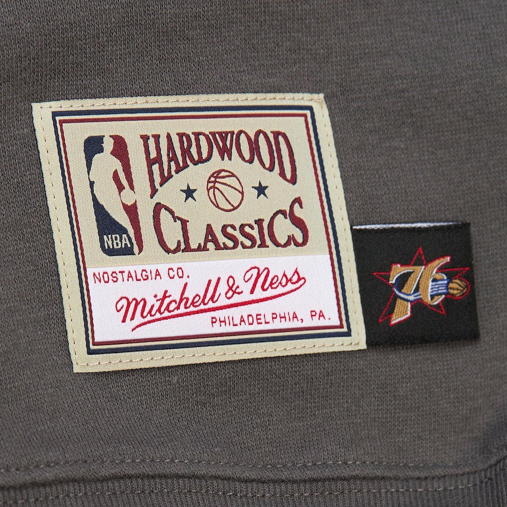 Mitchell & Ness Philadelphia 76ers Women's Hardwood Classics Lightweight Pullover Sweatshirt Charcoal