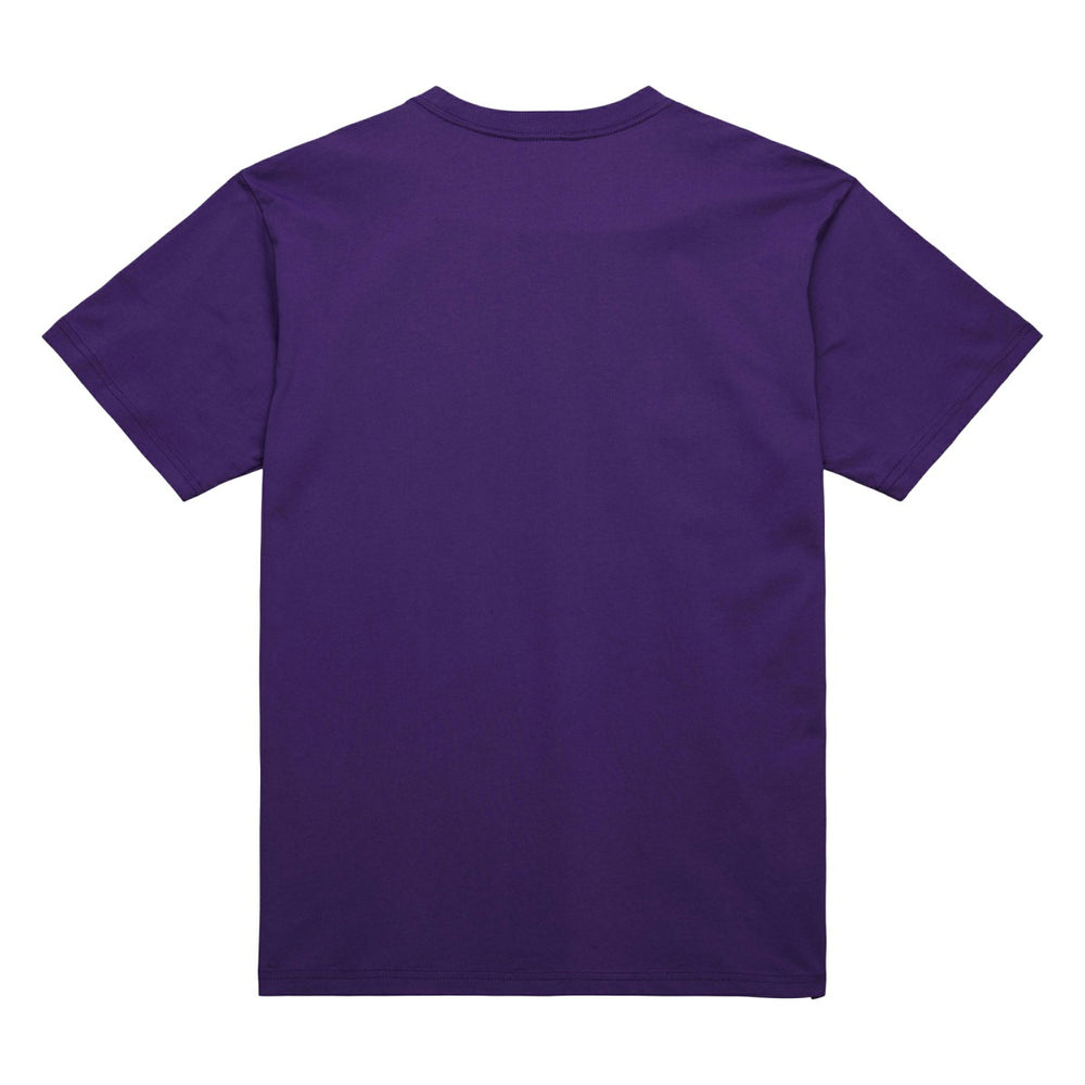 Mitchell & Ness Los Angeles Lakers Hardwood Classics Neon Nights Premium T-Shirt Purple