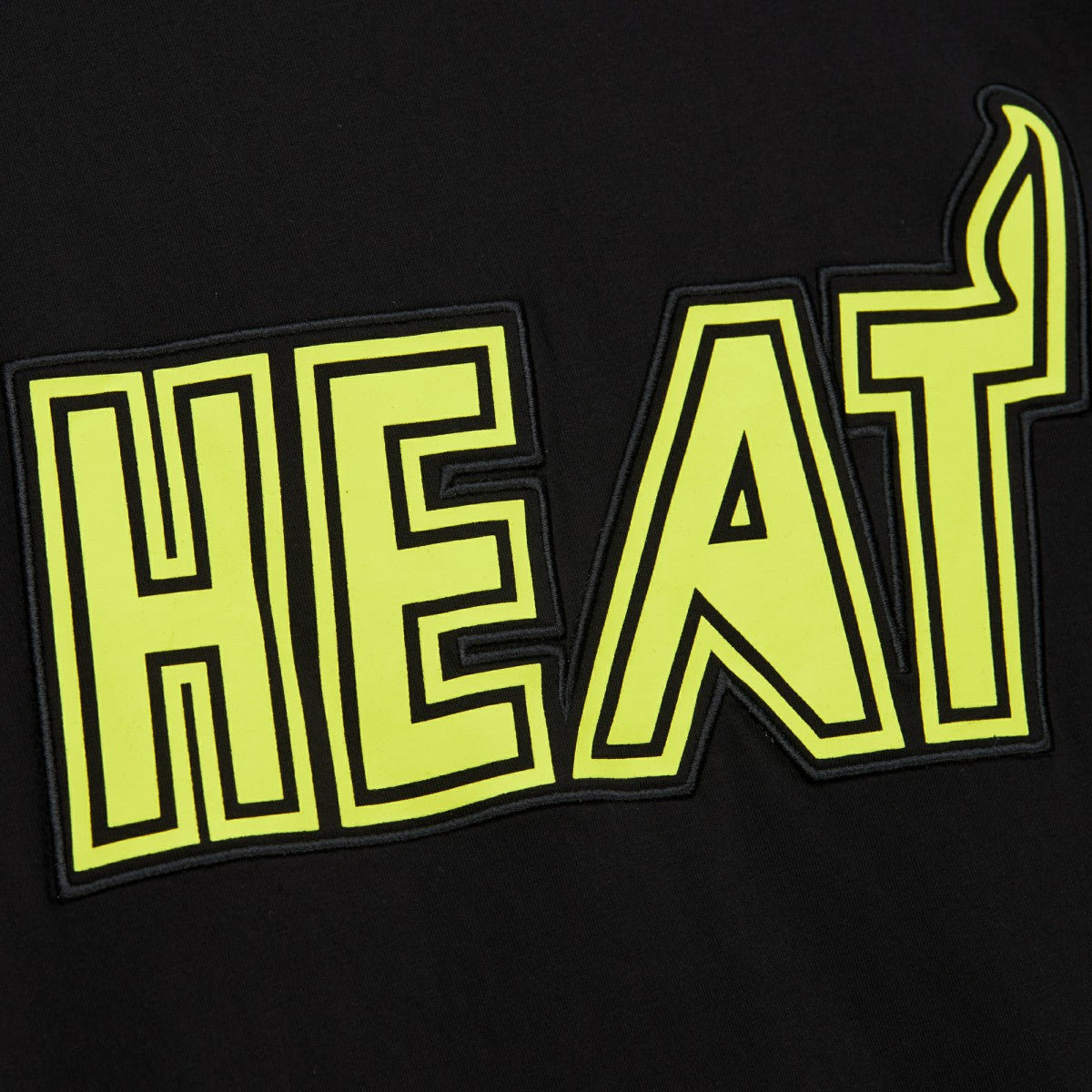 Mitchell & Ness Miami Heat Hardwood Classics Neon Nights Premium T-Shirt Black
