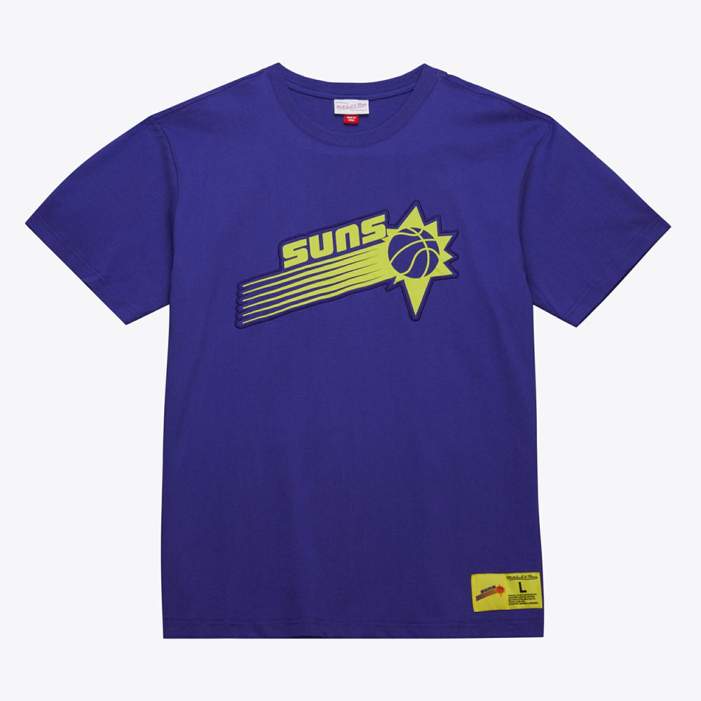 Mitchell & Ness Phoenix Suns Hardwood Classics Neon Nights Premium T-Shirt Purple