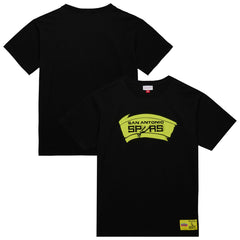 Mitchell & Ness San Antonio Spurs Hardwood Classics Neon Nights Premium T-Shirt Black