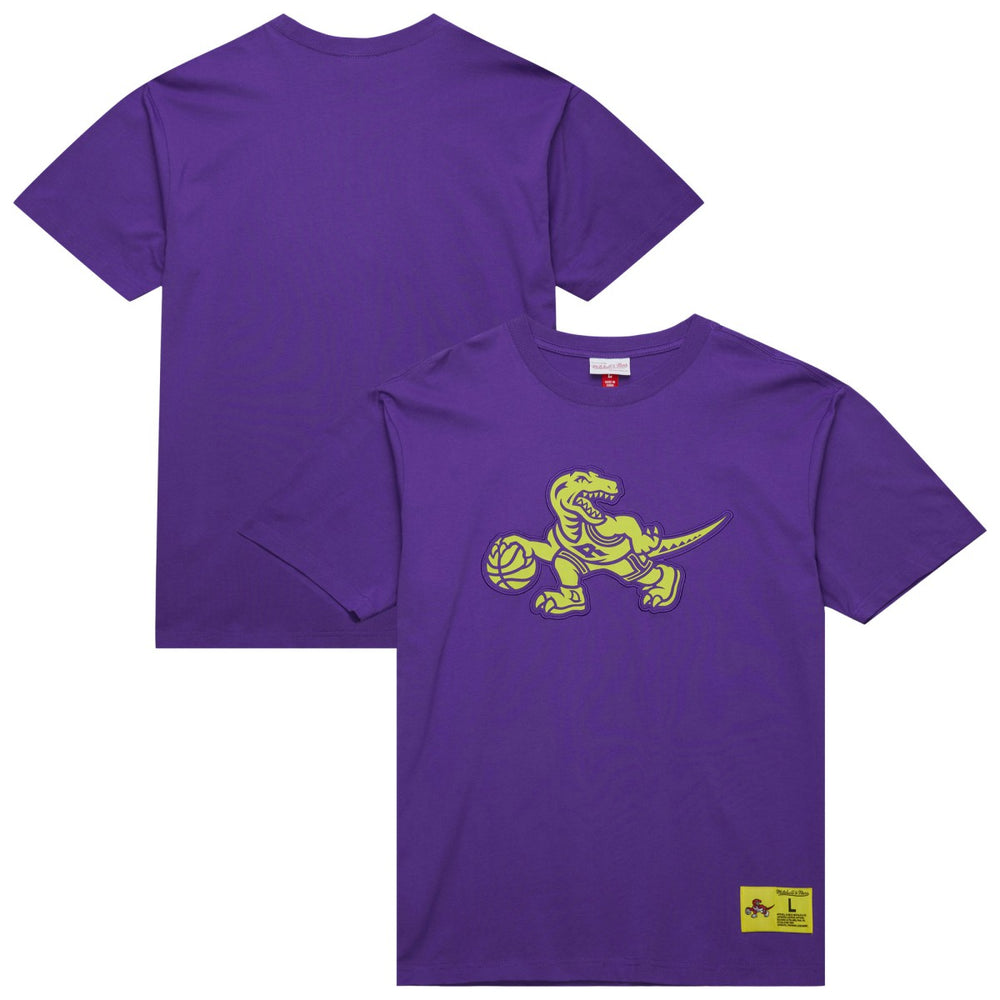 Mitchell & Ness Toronto Raptors Hardwood Classics Neon Nights Premium T-Shirt Raptors Purple