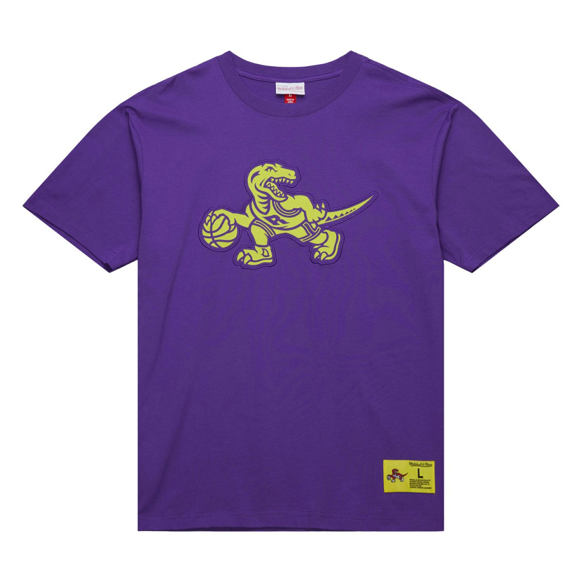 Mitchell & Ness Toronto Raptors Hardwood Classics Neon Nights Premium T-Shirt Raptors Purple