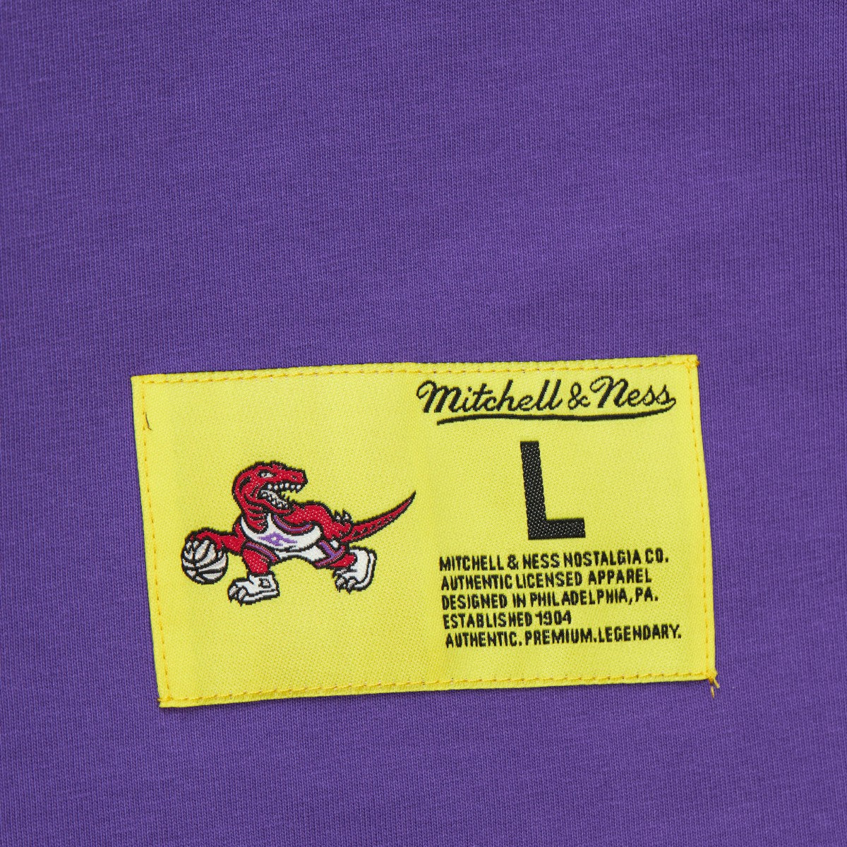 Mitchell & Ness Toronto Raptors Hardwood Classics Neon Nights Premium T-Shirt Raptors Purple