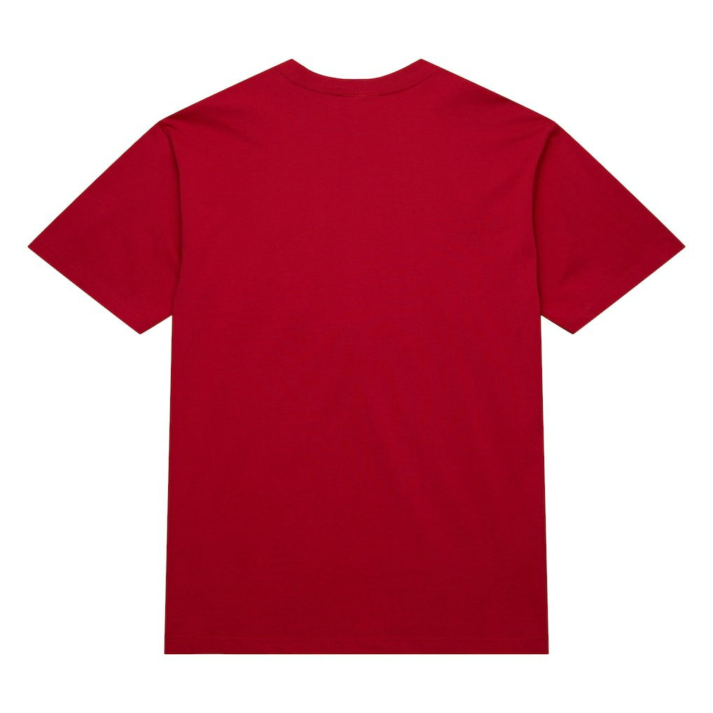 Mitchell & Ness Chicago Bulls Hardwood Classics Neon Nights Premium T-Shirt Red