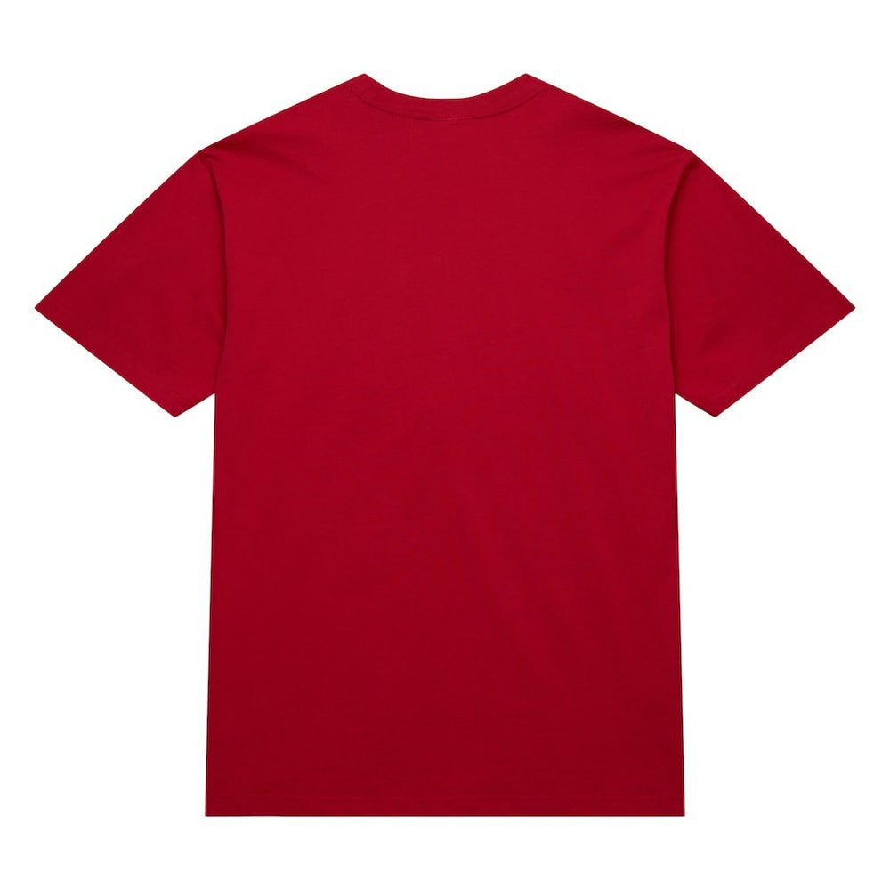 Mitchell & Ness Chicago Bulls Hardwood Classics Neon Nights Premium T-Shirt Red