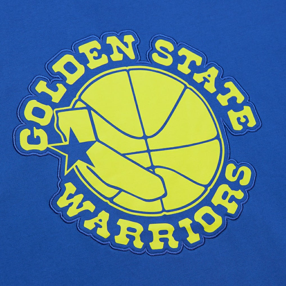 Mitchell & Ness Golden State Warriors Hardwood Classics Neon Nights Premium T-Shirt Royal