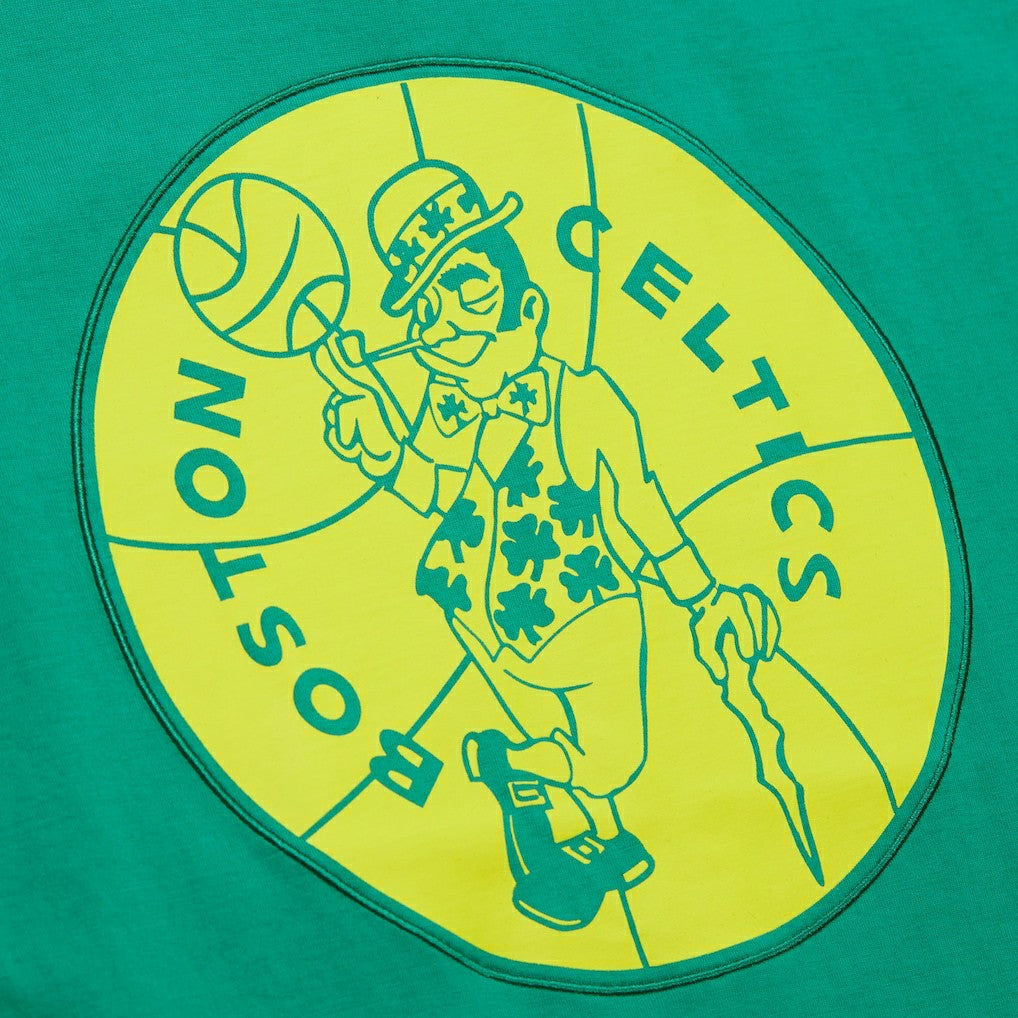 Mitchell & Ness Boston Celtics Hardwood Classics Neon Nights Premium T-Shirt Kelly Green