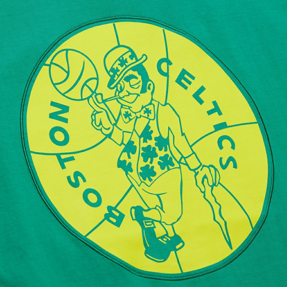 Mitchell & Ness Boston Celtics Hardwood Classics Neon Nights Premium T-Shirt Kelly Green