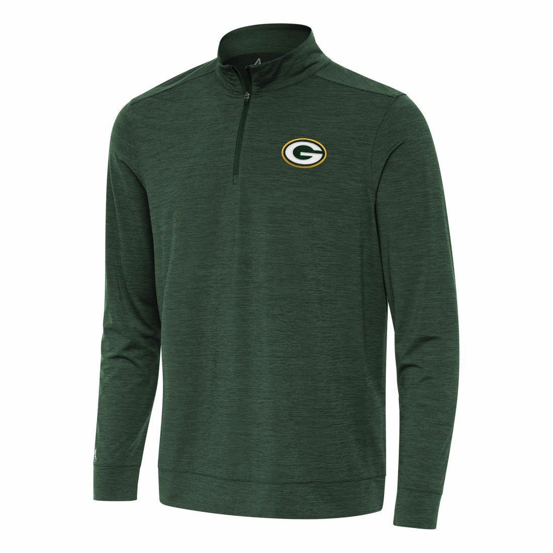 Green Bay Packers Antigua Bright Quarter-Zip Top - Green - NFL