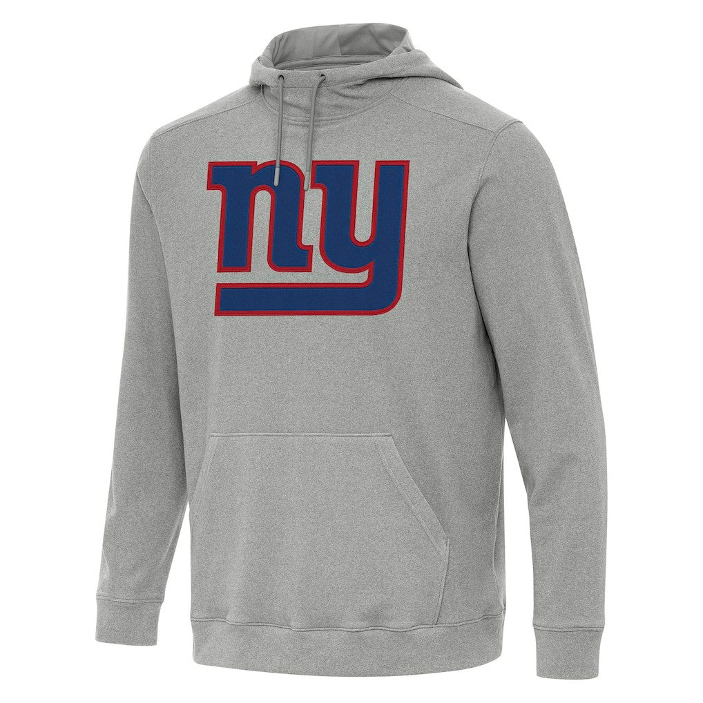 New York Giants Antigua Cloud Pullover Hoodie - Heather Gray - NFL
